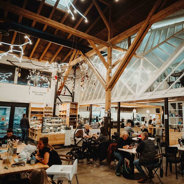 Kavárna Nordbeans DOK interiér